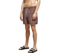 Urban Classics Men's Pattern Swim Shorts, Swimming Trunks for Men with Pattern, Variations, Sizes XS - 6XL, Navy Geometric, S
