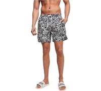 Urban Classics Men's Pattern Swim Shorts, Tattoo AOP, L
