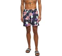 Urban Classics Men's Pattern Swim Shorts Trunks, Dark Jungle Aop, XS UK