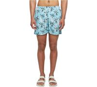 Urban Classics Men's Pattern Swim Shorts Trunks, Tropical Bird AOP, XL