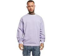Urban Classics Men's Pigment Dyed Crew Neck Sweatshirt, Lavender, M