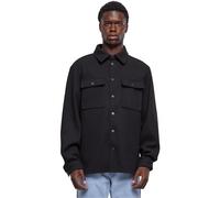 Urban Classics Men's Plain Overshirt Jacket, Black, M