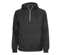 Urban Classics Men's Pull Over Windbreaker Jacket, Black (Black 7), L