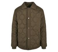 Urban Classics Men's Quilted Coach Jacket Jacket, OLIVE, XL