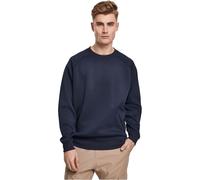 Urban Classics Men's Raglan Zip Pocket Crew Jumper, Blue (Midnight 01641), Large