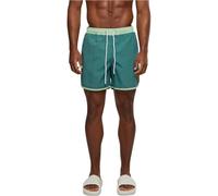 Urban Classics Men's Retro Swim Shorts Trunks, Paleleaf/Vintage Green, 4X-Large