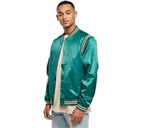 Urban Classics - Satin College Green - College Jacket - green - L - 100% Polyester,Satin L