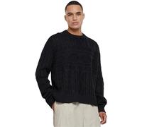 Urban Classics Men's Set in Boxy Sweater Sweatshirt, Black, XL