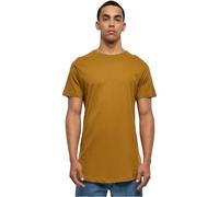 Urban Classics Men's Shaped Long T-Shirt, Brown (Nut), Large (Manufacturer Size: L)