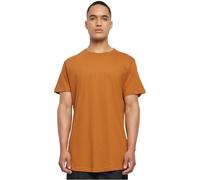 Urban Classics Men's Shaped Long T-Shirt, Brown (Toffee), Large (Manufacturer Size: L)