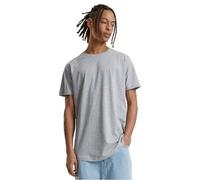Urban Classics Men's Shaped Long T-Shirt, grey, Small (Manufacturer Size: S)