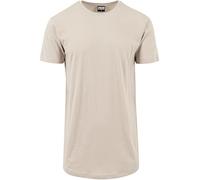 Urban Classics Men's Shaped Long T-Shirt, Ivory (Sand), Medium (Manufacturer Size: M)