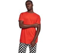 Urban Classics Men's Shaped Long Tee Camiseta, Bloodorange, S UK