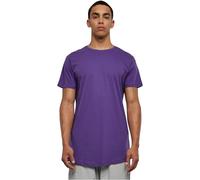 Urban Classics Men's Shaped Long T-Shirt, Purple (Ultraviolet), Medium (Manufacturer Size: M)