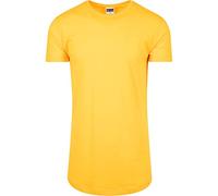Urban Classics Men's Shaped Long T-Shirt, Yellow (Chrome Yellow), Large (Manufacturer Size: L)