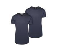 Urban Classics Men's Shaped Long Tea Pack of 2 T-Shirt