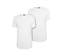 Urban Classics Men's Shaped Long Tee 2-pack T Shirt, White/White, XXL UK