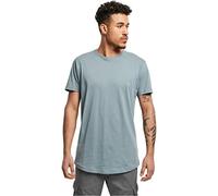 Urban Classics Men's Shaped Long Tee T-Shirt, Dustyblue, S, 1
