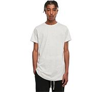 Urban Classics Men's Shaped Long Tee T-Shirt, lightgrey, XS