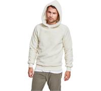 Urban Classics Men's Sherpa Hoodie Hooded Sweatshirt, Off-White, M