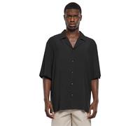 Urban Classics Men's Tb6656-loose Viscose Shirt, Black, L