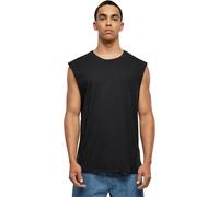 Urban Classics Men's Sleeveless T-Shirt Workout Vest with Round S, Black