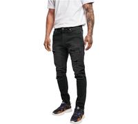 Urban Classics Men's Slim Fit Jeans Pants, realblk Heavy Destroyed Washed, 32/32
