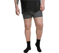 Urban Classics Men's Snowman Christmas Boxer Shorts 3 Pack Christmas Underwear for Men Sizes S - 5XL, Dark green+black+branded Aop, M