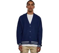 Urban Classics Men's Sporty Boxy Cardigan Sweater, spaceblue, XL