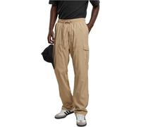 Urban Classics Straight Leg Nylon Cargo Pants Beige XL Men