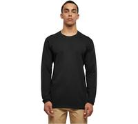 Urban Classics Men's Stretch Terry Longsleeve T - Shirt, Black (Black 00007), XL