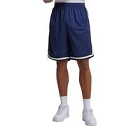 Urban Classics Men's Stripes Mesh Shorts, Darkblue/Black/White, XL