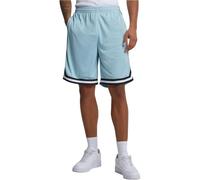 Urban Classics Men's Stripes Mesh Shorts, Oceanblue/Black/White, XXL