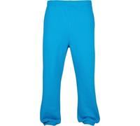 Urban Classics Men's Sweatpants Drawstring Joggers Sport Trousers with Elastic Waist Tracksuit Trousers Elasticated Zipped An, Turquoise, S
