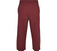 Urban Classics Men's Sweatpants Drawstring Joggers Sport Trousers with Elastic Waist Tracksuit Trousers Elasticated Zipped An, Cherry, L