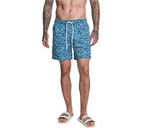 Urban Classics Men's Tb3527-floral Swim Shorts Trunks, Navy, S