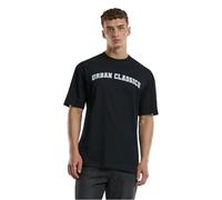 T-shirt Urban Classics College Logo Tall Black M