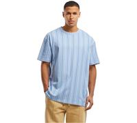 Women's T-shirt Urban Classics Printed Pinstripe Bleu L
