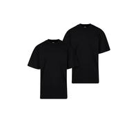 Urban Classics Men's Tb006a-tall Tee 2-Pack T-Shirt, Black+Black, L