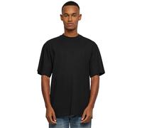 Urban Classics Men's Tall Tee Oversized Short Sleeves T Shirt with Dropped Shoulders 100 Jersey Cotton, Black, 6XL Plus UK