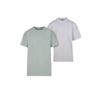 Urban Classics Men's Tb006a-tall Tee 2-Pack T-Shirt, Frostmint + White, L