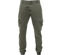 Urban Classics Washed Twill Cargo Pants Green 40 Men