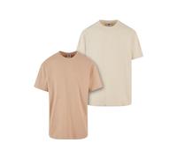 Urban Classics Men's Tb1778a-heavy Oversized Tee 2-Pack T-Shirt, Union Beige+Sand, M