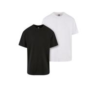 Urban Classics Mens Tb1778a-heavy Oversized Tee 2-Pack T-Shirt, Black+White, M UK