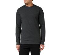 Urban Classics Men's Basic Terry Crew Sweatshirt, Grey (Charcoal 00091), L