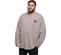 Urban Classics Men's Tb3826-hiking Patch Ls T-Shirt, Asphalt, L Plus Tall