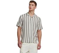 Urban Classics Men's Tb4150-viscose AOP Resort Shirt, Paleolive/Offwhite, L