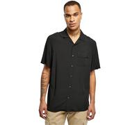 Urban Classics Men's Tb4916-viscose Camp Shirt, Black, M