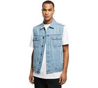 Urban Classics Men's Tb514-denim Vest Jacket, Lighter Washed, XL