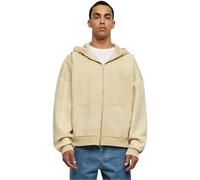 Urban Classics Men's Tb6270-heavy Stone Washed 90's Zip Hoodie Hooded Sweatshirt, Union Beige, M